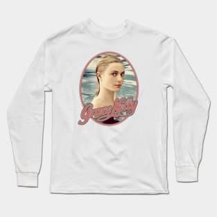 Grace Kelly: Wet & Wonderful Long Sleeve T-Shirt